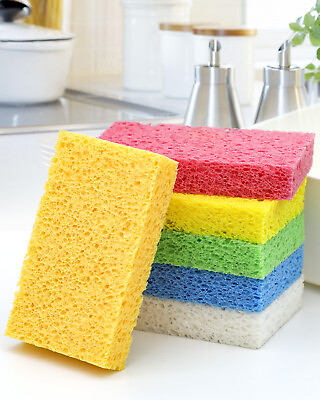 #ad Magic Sponge Eraser Large Cellulose Kitchen Sponge Heavy Duty Scrub Sponges US $7.95