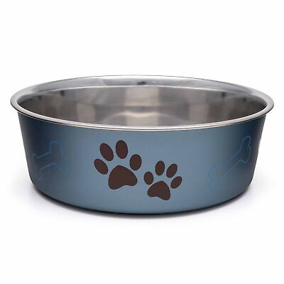 #ad Bella Bowls Dog Food Water Bowl No Tip Stainless Steel Pet Bowl No Skid S... $10.99