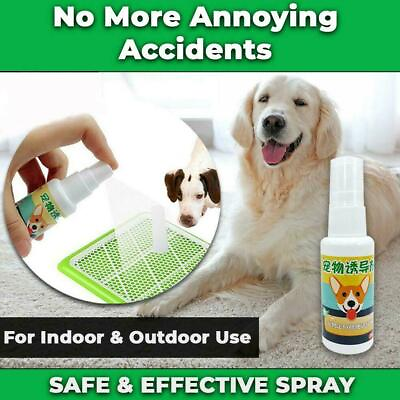 Safe Dog Puppy Toilet Training Spray Pet Potty Training Aid Pads a Pee a X 7Y6T $2.60