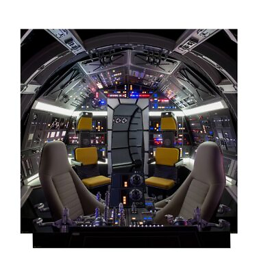 #ad Cockpit Of Millenium Falcon Backdrop Solo: A Star Wars Story 2018 Film ... $94.95