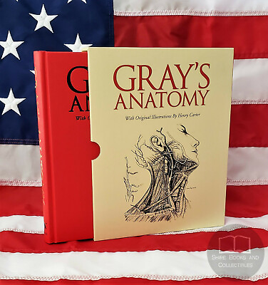 #ad NEW Gray#x27;s Anatomy by Henry Gray Hardcover Slipcase Illustrated Gift Edition $29.95