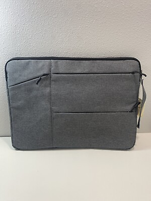 #ad Casebuy Laptop Waterproof Sleeve Dark Gray With zippers and Handle $13.00