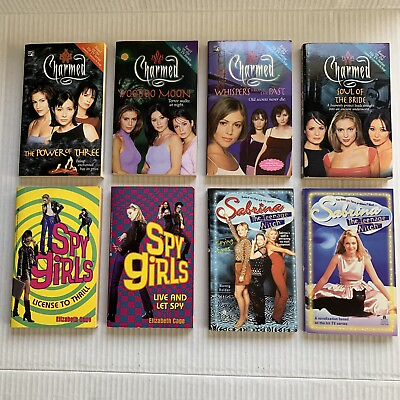 #ad Charmed Sabrina Spy Girls Cage 8 Mixed Lot Book Lot Paperback Vtg Burge Holder $49.99