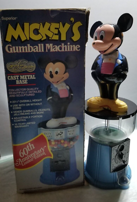 #ad Parts Or Repair Disney Mickey Mouse Gum Candy Toy Vending Machine Vintage Y2K $4.94
