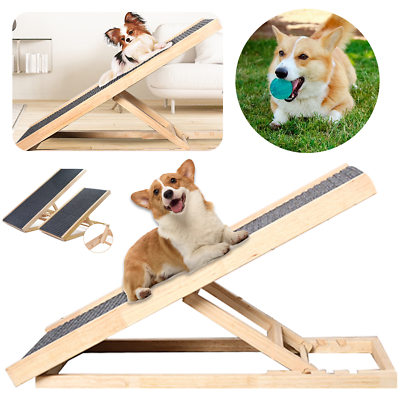 #ad Dog Ramp for Bed Car Ramp Folding Pet Ramp Dog Stairs Cat Ramp Portable Dog Step $62.58