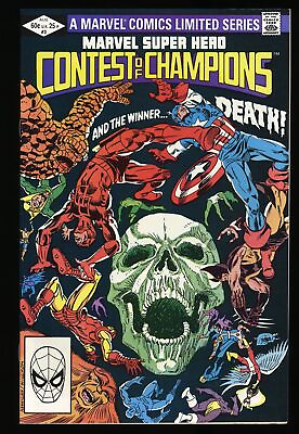 #ad Marvel Super Hero Contest of Champions #3 NM 9.6 Marvel 1982 $21.00