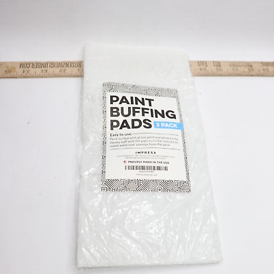 #ad 3 Pk Impresa Paint Buffing Pads XL $5.20