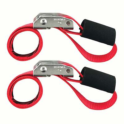 #ad 1quot; x 2#x27; CINCH STRAP TIE DOWN with CAM 1500 lb 2 PACK $12.99