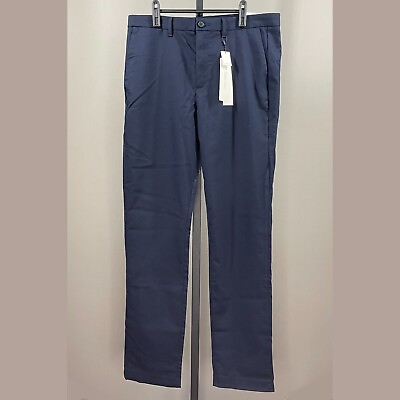#ad NEW Calvin Klein Blue Modern Chino Pants Mens 34 $29.99