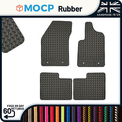 #ad Rubber Car Mats to fit Alfa Romeo Giulietta Automatic Oval Mat Clips 2010 2014 GBP 37.95