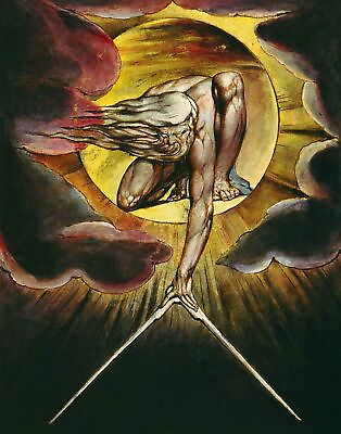 #ad The Ancient of Days by William Blake 1794 art painting print $99.99