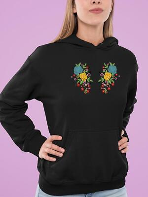 #ad Flower Embroidery Hand Drawn Hoodie or Sweatshirt Image by Shutterstock $25.99