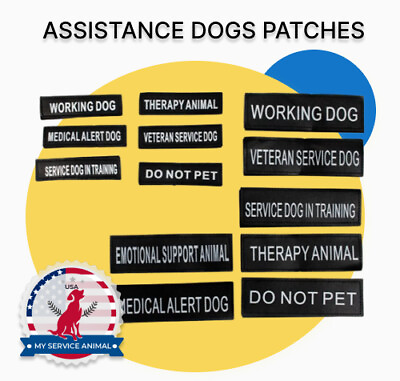 #ad Replacment Patches for Dog Vest amp;Harness: Do not pet Service Dog ESA etc $7.00