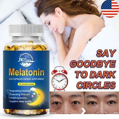 #ad Improve Sleeping Quality Sleep Help Support Supplement Relax Stress Anxiety 120p $44.99