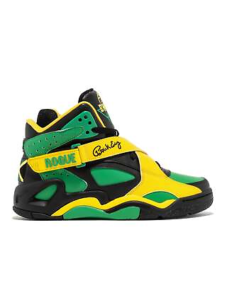 #ad PATRICK EWING ATHLETICS ROGUE Black Green Yellow JAMAICA $140.00