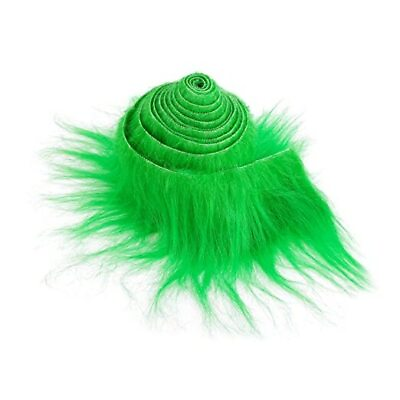 #ad Shaggy Plush Faux Fur Fabric Precut Strips 2x60inch Fur Fluffy Fuzzy Green $13.13
