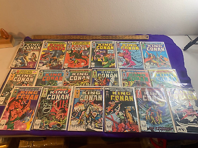 #ad King Conan Conan the King 1 55 Lot Complete Run VF Missing one issue #6 $170.00