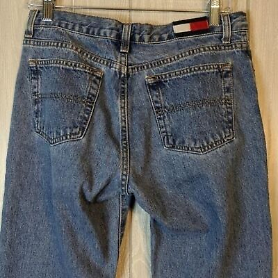 #ad VTG Tommy Hilfiger medium wash denim jeans90s 2000s Y2K sz 9 $19.99