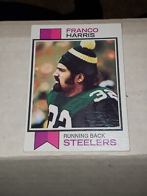 #ad 1973 Topps FRANCO HARRIS Rookie Card #89 Pittsburgh Steelers HOFer EX $59.99