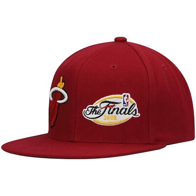 #ad Mitchell amp; Ness Miami Heat 2006 Finals Adjustable Snapback Hat Cap NEW $30.99