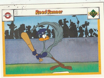 #ad FREE SHIPPING MINT 1990 Upper Deck Comic Ball Road Runner #3 $1.99