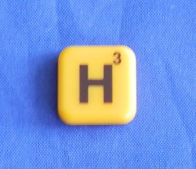 #ad Words With Friends Letter H Tile Replacement Magnet Game Part Piece Craft Yellow $1.45