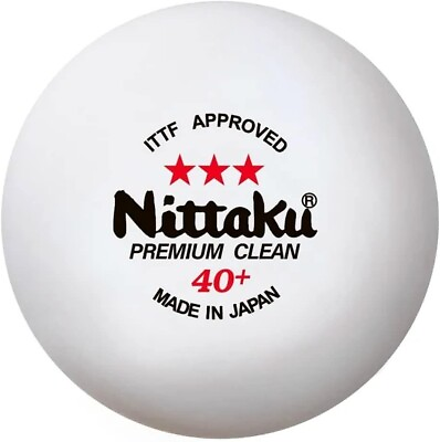 #ad Nittaku 3PCS 3 Star PREMIUM 40 Table Tennis 4cm Balls ‎NB 1700 JAPAN $15.96