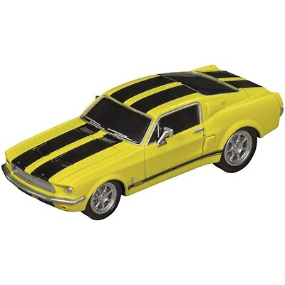 #ad Carrera Go Ford Mustang 67 Racing Yellow 1:43 Slot Car NEW IN STOCK $27.99