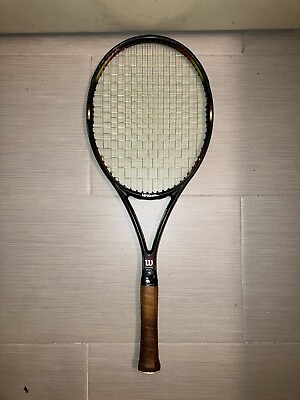 #ad Wilson Pro Staff Classic 6.1 Graphite Made With Kevlar 4quot; Grip Tennis Racquet 95 $59.99