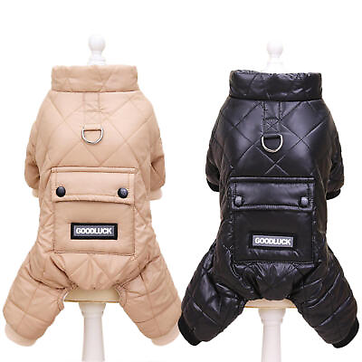#ad Dog Clothes Winter Snowproof Dog Jackets W Cotton Pet Warming Suit for Dogs $19.69