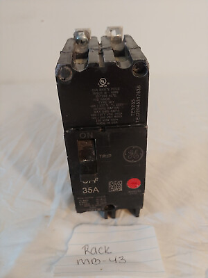#ad GE TEY235 35A 480V 2P USED CHIPPED SEE PIC $36.48