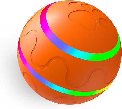 #ad Smart Interactive Dog Ball Toys Activated Rolling Ball for Dogs with Light Mov $34.88