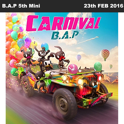 #ad B.A.P BAP CARNIVAL 5th Mini Album CD 40p Photo Book Photocard KPOP $29.99
