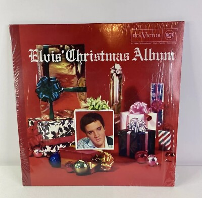 #ad Elvis Presley ELVIS#x27; Christmas Album Holiday Lp Vinyl $19.95