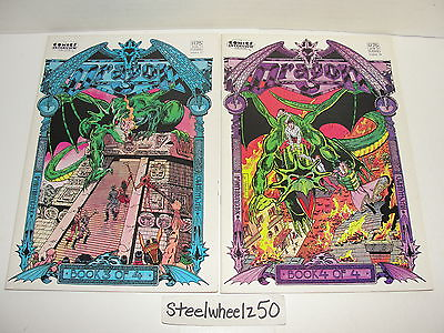 #ad Dragon #3 amp; 4 Comic Lot Comics Interview 1987 Henry Vogel Willie Peppers Mini $7.99