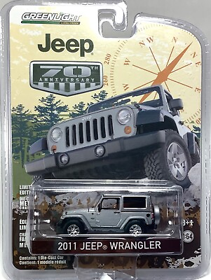 #ad GreenLight Collectibles 2011 Jeep Wrangler 4x4 70th Anniversary Series 1:64 New $25.00