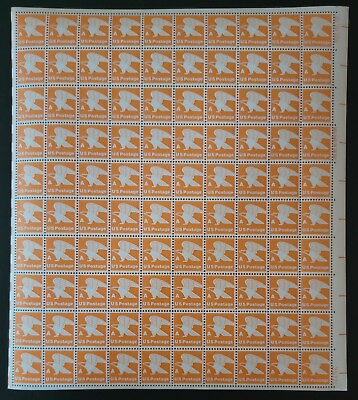 #ad US Scott # 1735 15c “A” non denominated issue Mint sheet of 100 Stamps MNH $19.95