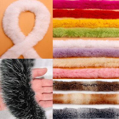 #ad 1M Furry Accessories Ribbon Rabbit Fur DIY Sewing Trimming Ribbon DIY Costumes C $4.36