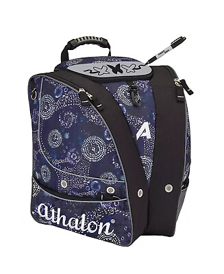 #ad NEW Womens ATHALON Adult Ski Boot Backpack Bag Indigo Blue Personalizable NWT $52.46