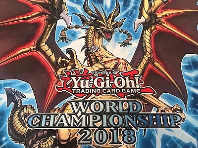#ad Yugioh World Championship 2018 Sanctity Of Dragon Playmat RARE $220.00