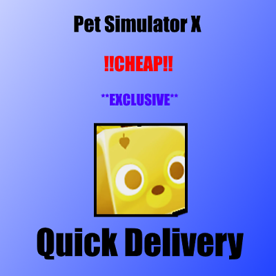 Gold Huge Enchanted Deer Pet Simulator X 100% Not Duped Cheap AU $7.95