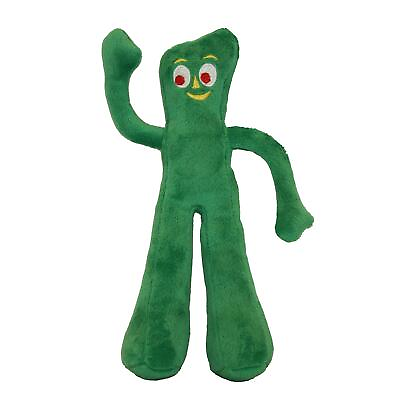 #ad Multipet Gumby Plush Filled Dog Toy Green 9 inch Pack of 1 $7.57