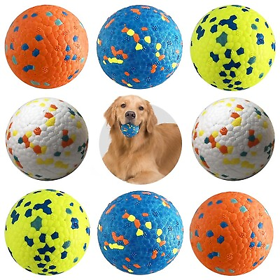 #ad Dog Balls 8Pcs Tennis Ball Toys for Aggressive Chewers Durable Teething Che... $87.00