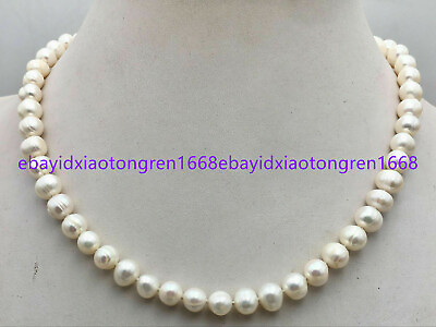 #ad 18 Inch New Natural White 7 8mm Freshwater Pearl Necklace $14.24