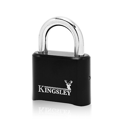 #ad Resettable Kingsley 22L Combo Lock Combination Padlock Hardened Steel Shackle $11.95