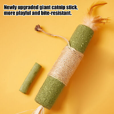 #ad Cat Toys Chew Stick Pet Snacks Sticks Natural Stuff With Catnip Cat Teeth Clean $11.46