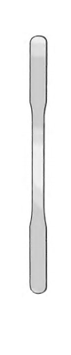#ad Children#x27;s Hospital Spatula 8quot; Malleable Stainless D Ended 1 2quot; wide ends $13.95