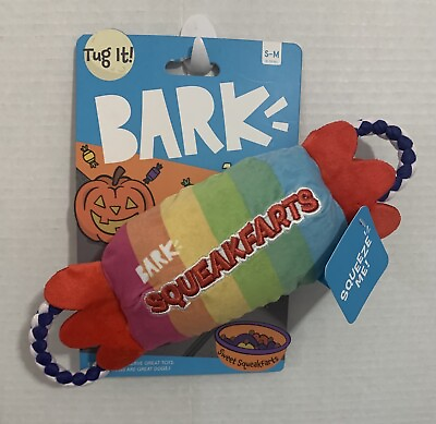 #ad Dog Barkbox Squeaky Toy SMARTIES SQUEAKFARTS CANDY $10.99