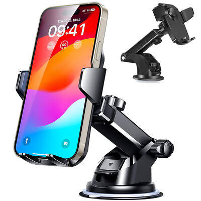 #ad Car Phone Mount 360° Universal Car Cell Phone Holder Stand Windshield Dashboard $10.99