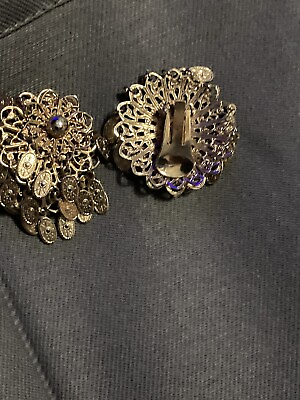 #ad womens clip on earrings vintage $60.00